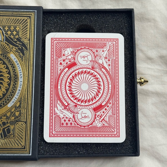 New Christian Louboutin Rare Limited Edition Playing Cards - Picture 3 of 6